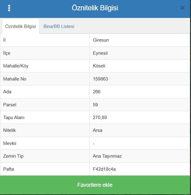 MABEL GAYRİMENKUL/EYNESİL/ KÖSELİ MAH 7 KAT İMARLI MÜSTAKİL ARSA